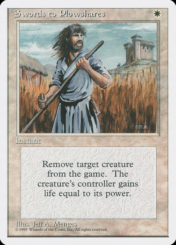 Swords to Plowshares [Fourth Edition] - The Mythic Store | 24h Order Processing