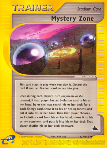 Mystery Zone (137/144) [Skyridge] - The Mythic Store | 24h Order Processing