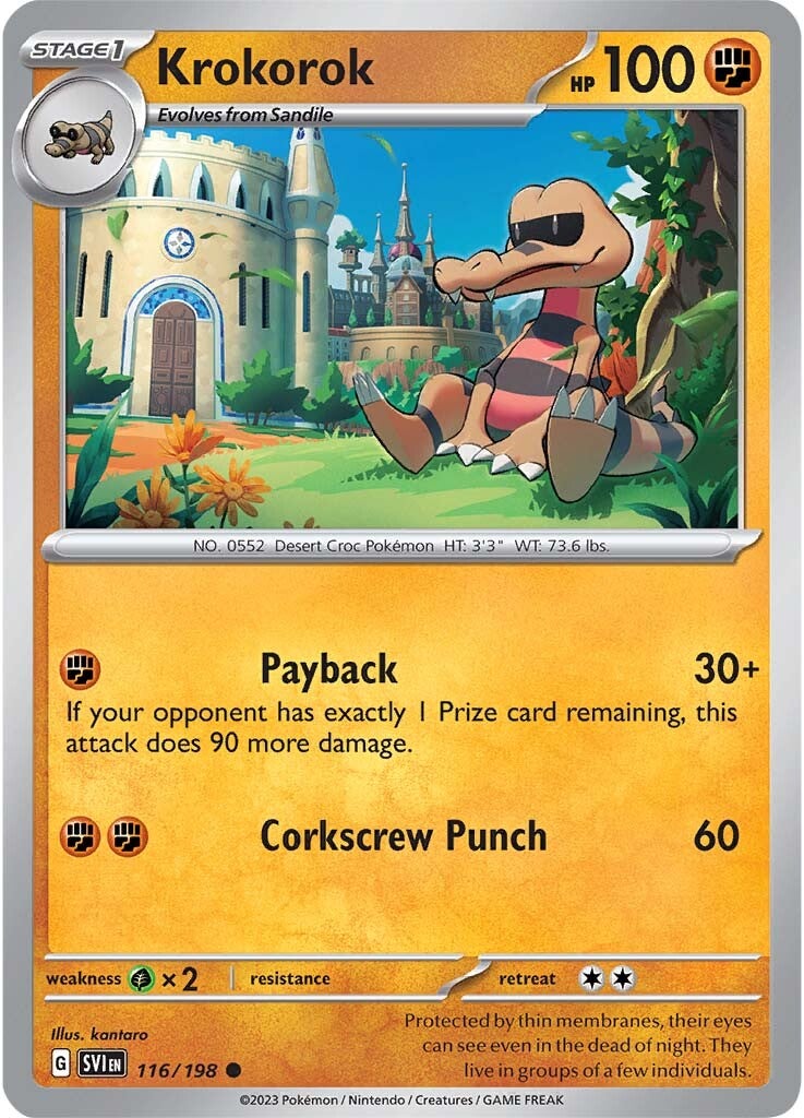 Krokorok (116/198) [Scarlet & Violet: Base Set] - The Mythic Store | 24h Order Processing