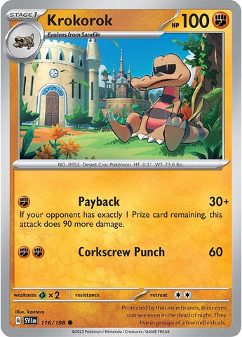 Krokorok (116/198) [Scarlet & Violet: Base Set] - The Mythic Store | 24h Order Processing