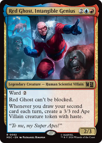 Red Ghost, Intangible Genius [Marvel Super Heroes Commander] - The Mythic Store | 24h Order Processing