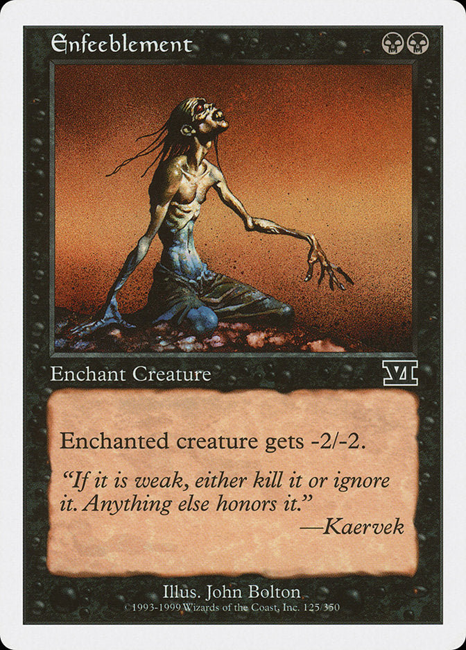 Enfeeblement [Classic Sixth Edition] - The Mythic Store | 24h Order Processing