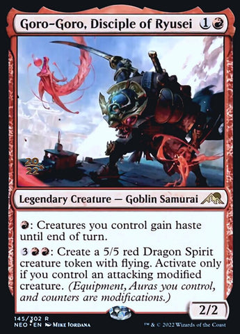 Goro-Goro, Disciple of Ryusei [Kamigawa: Neon Dynasty Prerelease Promos] - The Mythic Store | 24h Order Processing