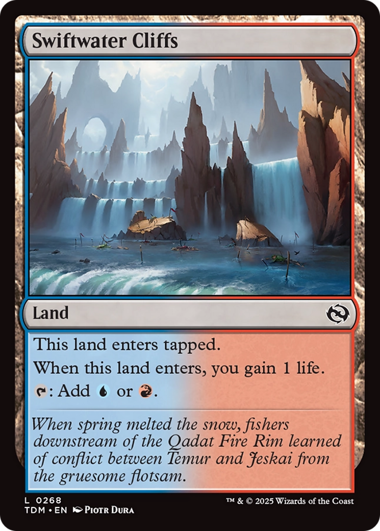 Swiftwater Cliffs [Tarkir: Dragonstorm] - The Mythic Store | 24h Order Processing