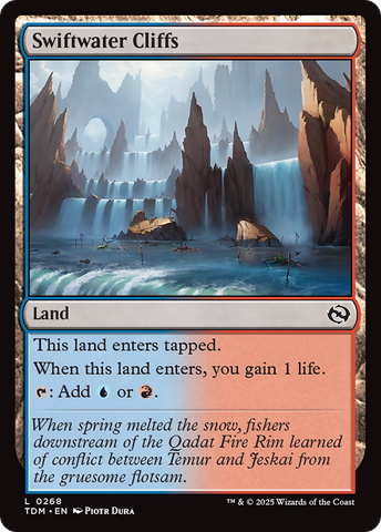 Swiftwater Cliffs [Tarkir: Dragonstorm] - The Mythic Store | 24h Order Processing