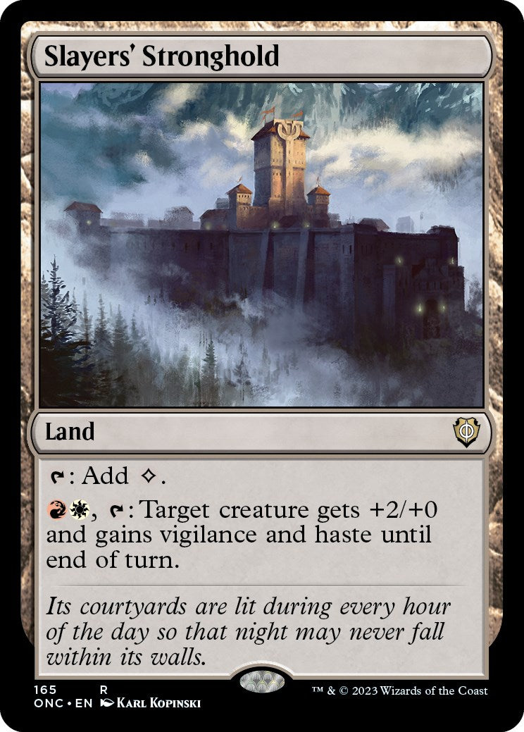 Slayers' Stronghold [Phyrexia: All Will Be One Commander] - The Mythic Store | 24h Order Processing