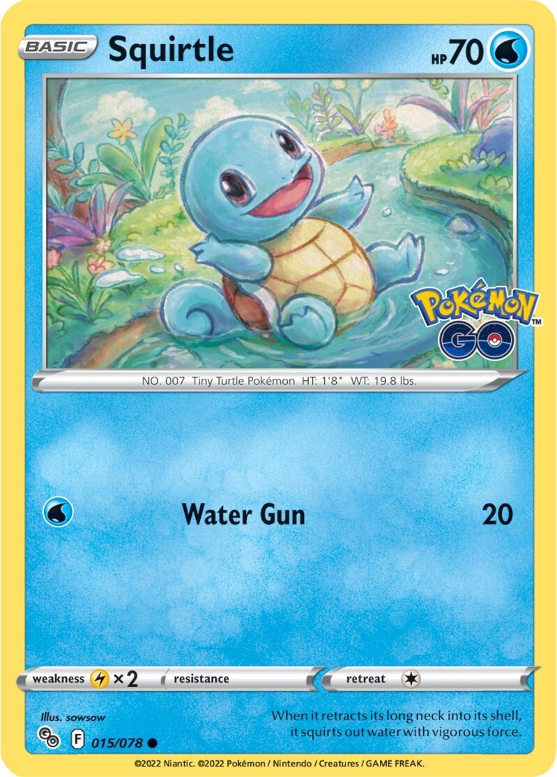 Squirtle (015/078) [Pokémon GO] - The Mythic Store | 24h Order Processing