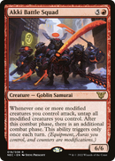 Akki Battle Squad [Kamigawa: Neon Dynasty Commander] - The Mythic Store | 24h Order Processing