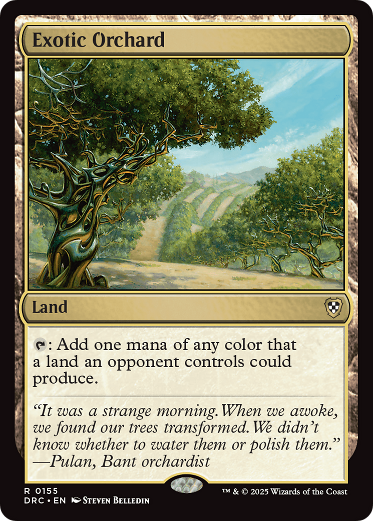 Exotic Orchard [Aetherdrift Commander] - The Mythic Store | 24h Order Processing