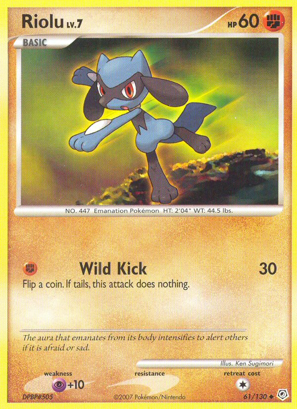 Riolu (61/130) [Diamond & Pearl: Base Set] - The Mythic Store | 24h Order Processing