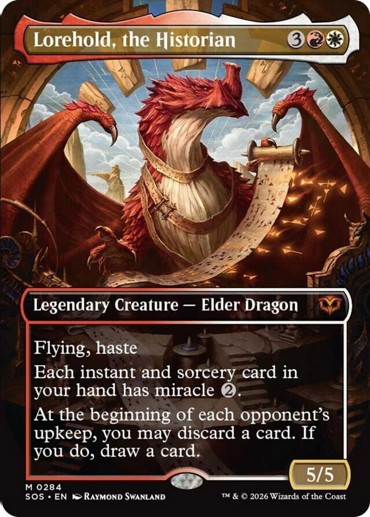 Lorehold, the Historian (Borderless) [Secrets of Strixhaven] - The Mythic Store | 24h Order Processing