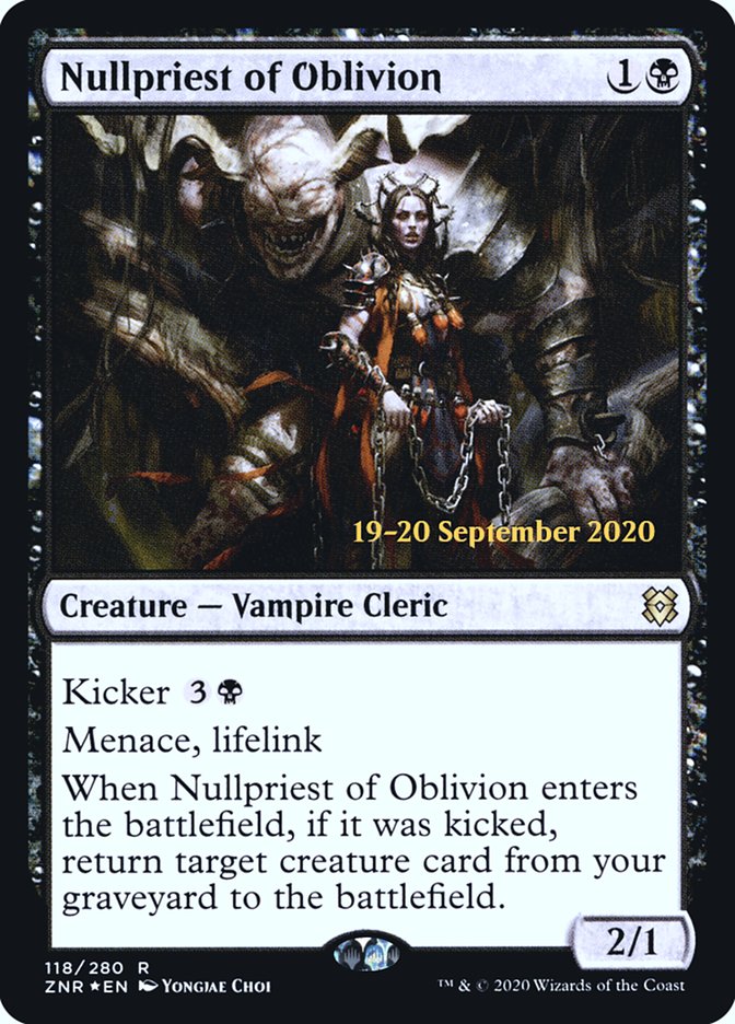 Nullpriest of Oblivion [Zendikar Rising Prerelease Promos] - The Mythic Store | 24h Order Processing