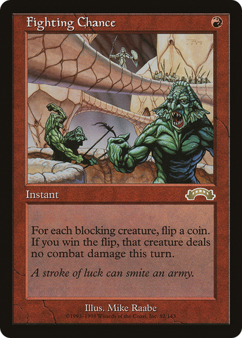 Fighting Chance [Exodus] - The Mythic Store | 24h Order Processing