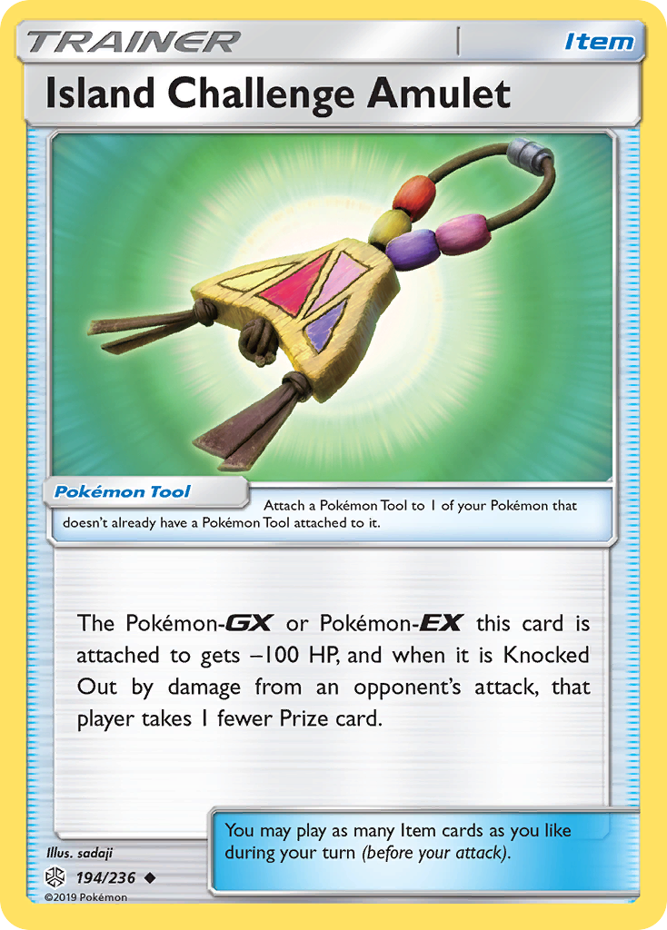 Island Challenge Amulet (194/236) [Sun & Moon: Cosmic Eclipse] - The Mythic Store | 24h Order Processing