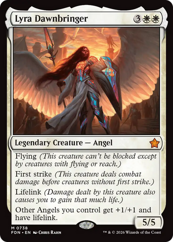 Lyra Dawnbringer (0738) [Foundations] - The Mythic Store | 24h Order Processing