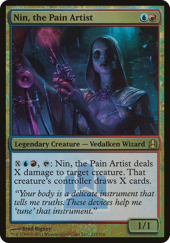 Nin, the Pain Artist (Launch) (Oversized) [Commander 2011 Oversized] - The Mythic Store | 24h Order Processing