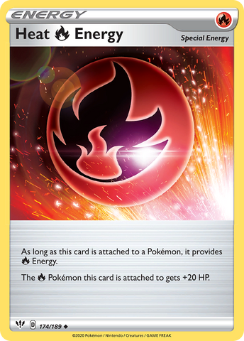 Heat Fire Energy (174/189) [Sword & Shield: Darkness Ablaze] - The Mythic Store | 24h Order Processing