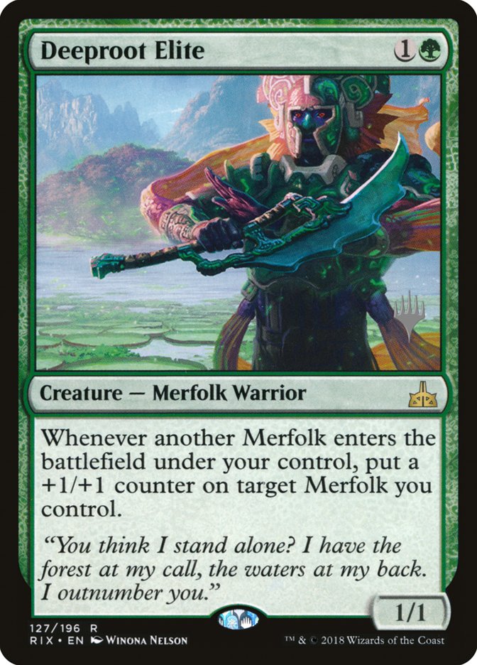 Deeproot Elite (Promo Pack) [Rivals of Ixalan Promos] - The Mythic Store | 24h Order Processing