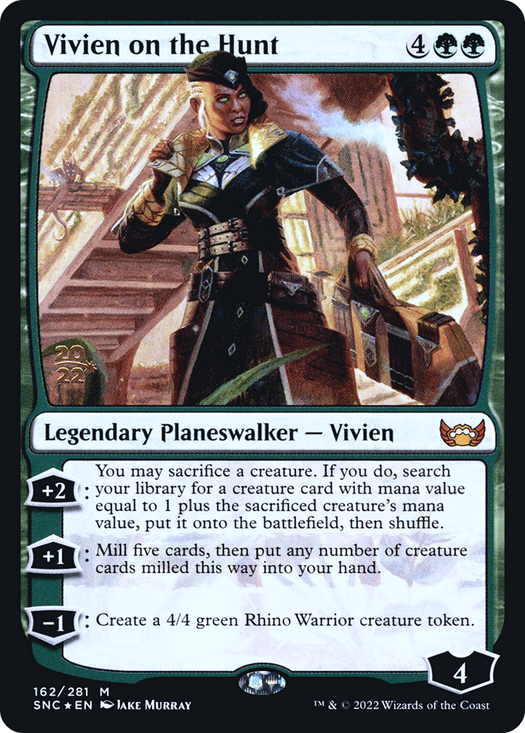 Vivien on the Hunt [Streets of New Capenna Prerelease Promos] - The Mythic Store | 24h Order Processing