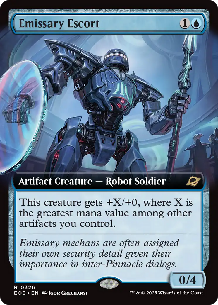 Emissary Escort (Extended Art) [Edge of Eternities] - The Mythic Store | 24h Order Processing