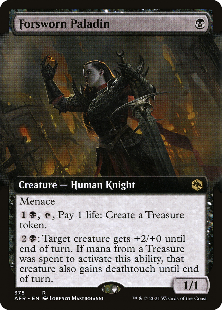 Forsworn Paladin (Extended Art) [Dungeons & Dragons: Adventures in the Forgotten Realms] - The Mythic Store | 24h Order Processing