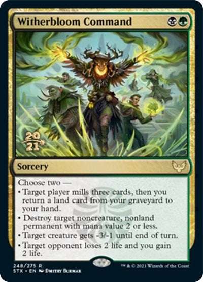 Witherbloom Command [Strixhaven: School of Mages Prerelease Promos] - The Mythic Store | 24h Order Processing