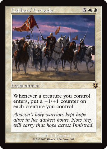 Cathars' Crusade (Retro Frame) [Innistrad Remastered] - The Mythic Store | 24h Order Processing