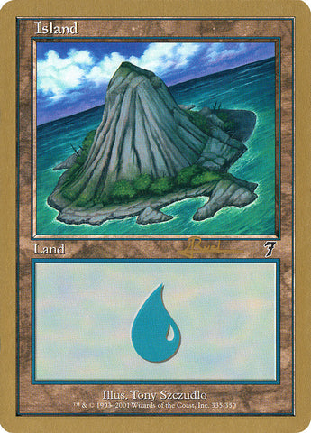 Island (ar335) (Antoine Ruel) [World Championship Decks 2001] - The Mythic Store | 24h Order Processing