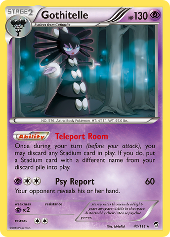 Gothitelle (41/111) [XY: Furious Fists] - The Mythic Store | 24h Order Processing