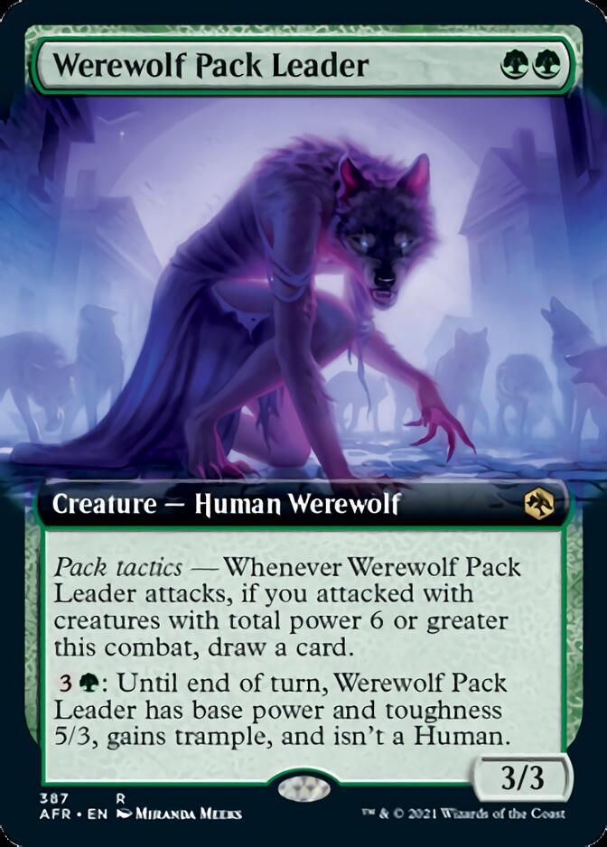 Werewolf Pack Leader (Extended Art) [Dungeons & Dragons: Adventures in the Forgotten Realms] - The Mythic Store | 24h Order Processing