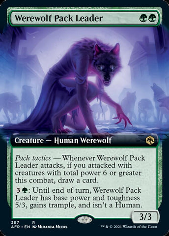 Werewolf Pack Leader (Extended Art) [Dungeons & Dragons: Adventures in the Forgotten Realms] - The Mythic Store | 24h Order Processing