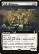 Wall of Mourning (Extended Art) [Innistrad: Midnight Hunt Commander] - The Mythic Store | 24h Order Processing