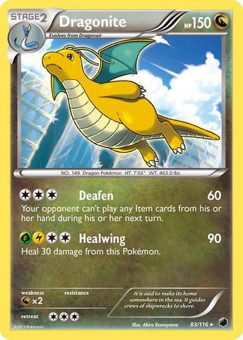 Dragonite (83/116) (Cosmos Holo) (Blister Exclusive) [Black & White: Plasma Freeze] - The Mythic Store | 24h Order Processing