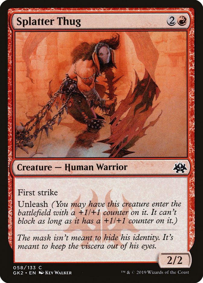 Splatter Thug [Ravnica Allegiance Guild Kit] - The Mythic Store | 24h Order Processing