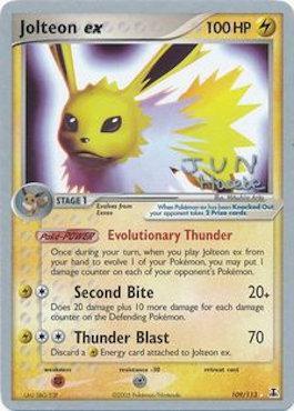Jolteon ex (109/113) (Flyvees - Jun Hasebe) [World Championships 2007] - The Mythic Store | 24h Order Processing