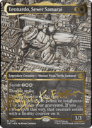 Leonardo, Sewer Samurai (Borderless) (Gold-Stamped Signature) [Teenage Mutant Ninja Turtles] - The Mythic Store | 24h Order Processing