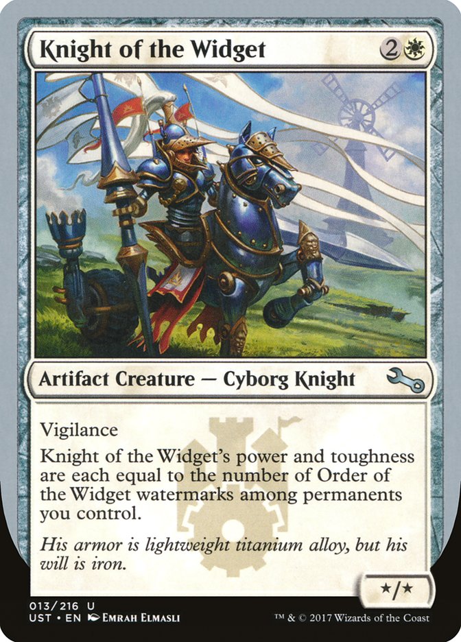 Knight of the Widget [Unstable] - The Mythic Store | 24h Order Processing