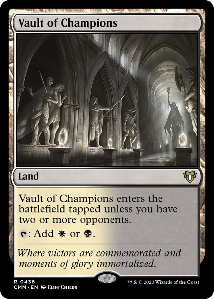 Vault of Champions [Commander Masters] - The Mythic Store | 24h Order Processing