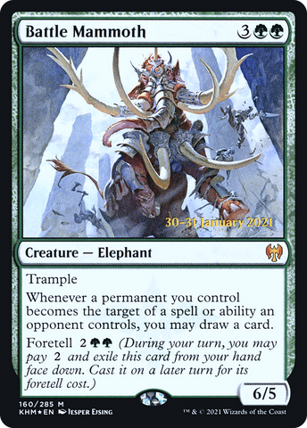 Battle Mammoth [Kaldheim Prerelease Promos] - The Mythic Store | 24h Order Processing