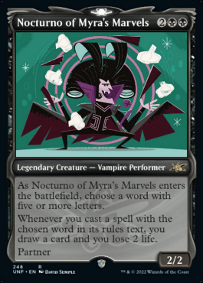 Nocturno of Myra's Marvels (Showcase) [Unfinity] - The Mythic Store | 24h Order Processing