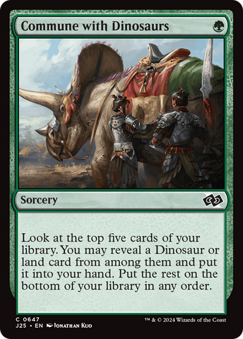 Commune with Dinosaurs [Foundations Jumpstart] - The Mythic Store | 24h Order Processing