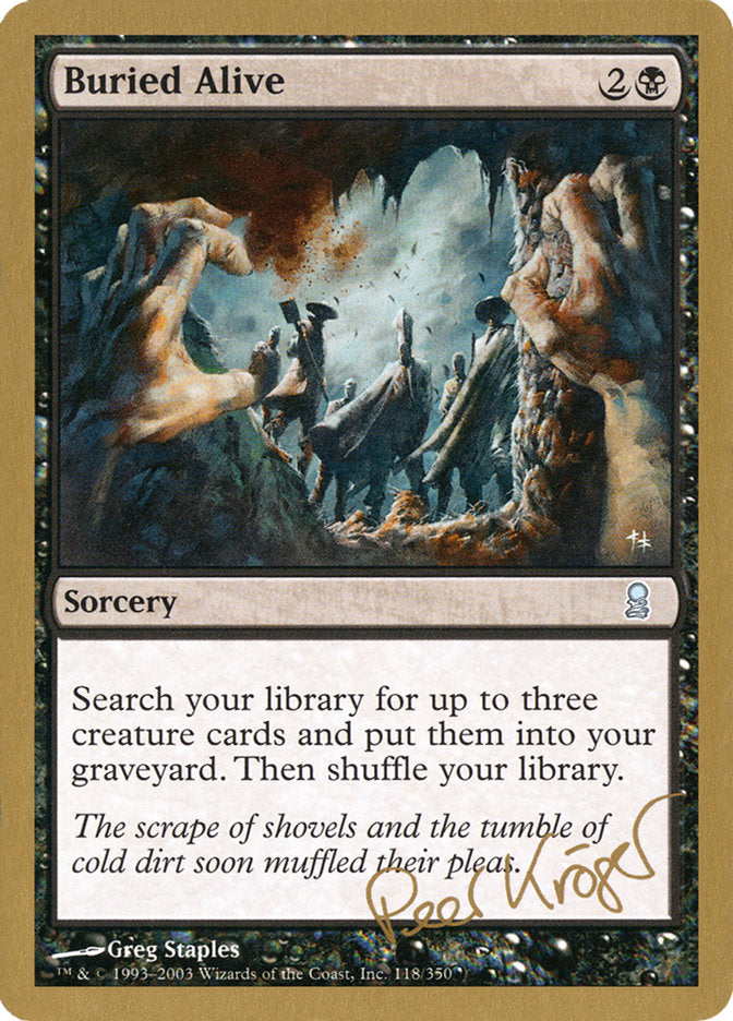 Buried Alive (Peer Kroger) [World Championship Decks 2003] - The Mythic Store | 24h Order Processing