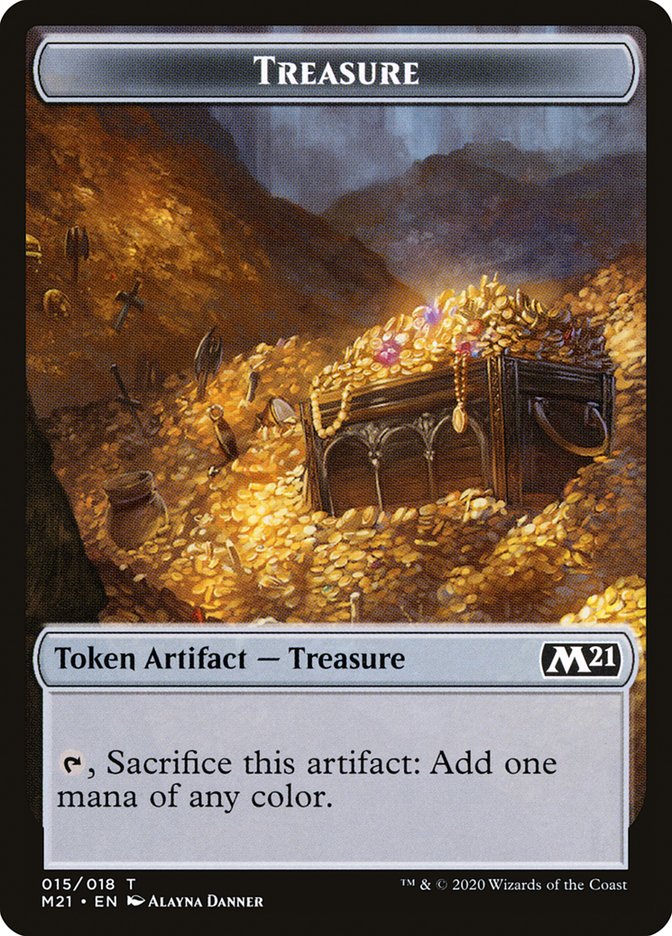 Bird // Treasure Double-Sided Token [Core Set 2021 Tokens] - The Mythic Store | 24h Order Processing