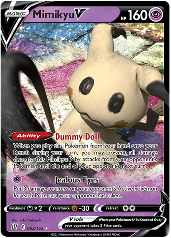 Mimikyu V (062/163) [Sword & Shield: Battle Styles] - The Mythic Store | 24h Order Processing