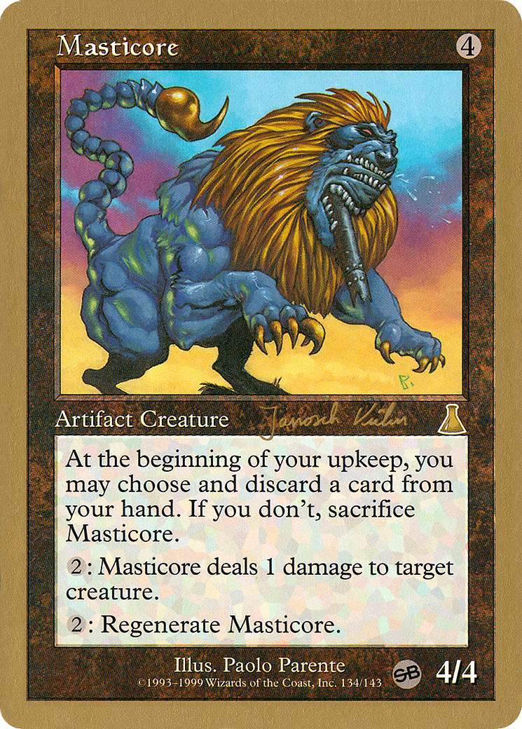 Masticore (Janosch Kuhn) (SB) [World Championship Decks 2000] - The Mythic Store | 24h Order Processing