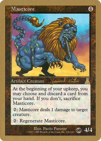 Masticore (Janosch Kuhn) (SB) [World Championship Decks 2000] - The Mythic Store | 24h Order Processing