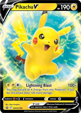 Pikachu V (SWSH198) [Sword & Shield: Black Star Promos] - The Mythic Store | 24h Order Processing