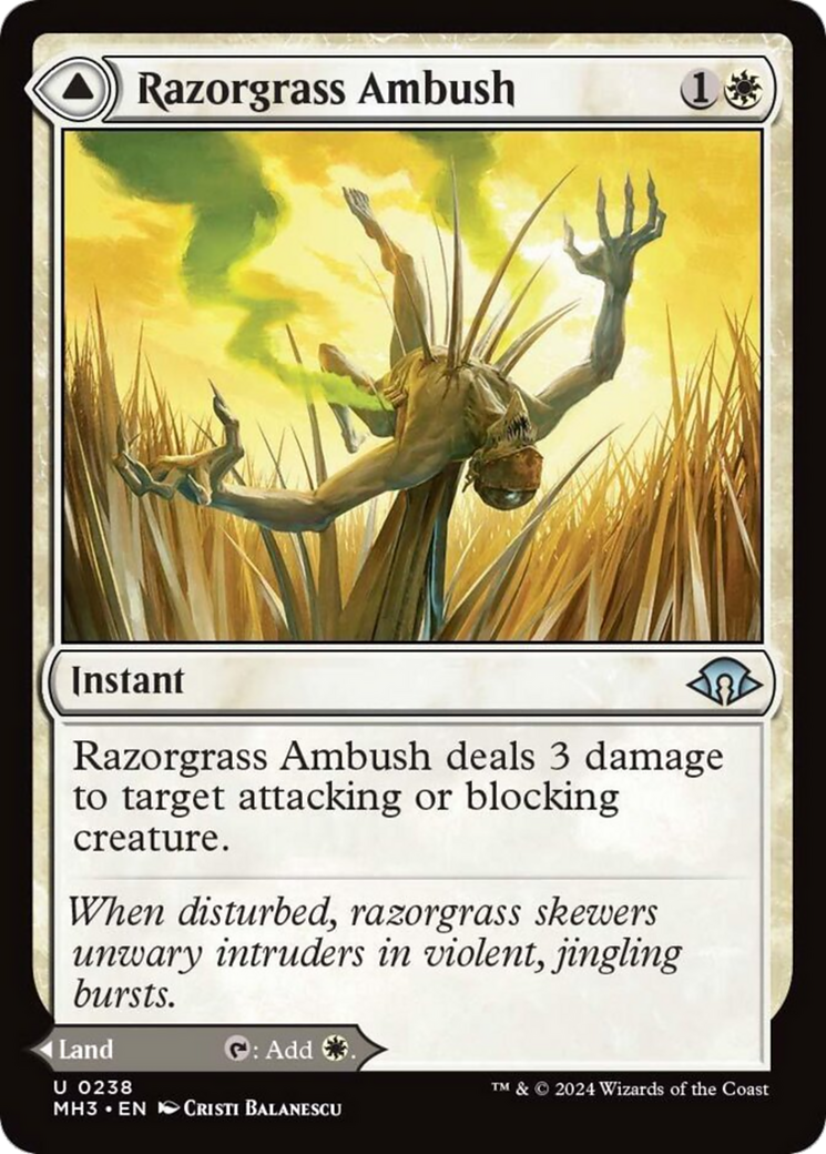 Razorgrass Ambush // Razorgrass Field [Modern Horizons 3] - The Mythic Store | 24h Order Processing