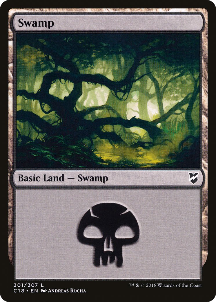 Swamp (301) [Commander 2018] - The Mythic Store | 24h Order Processing