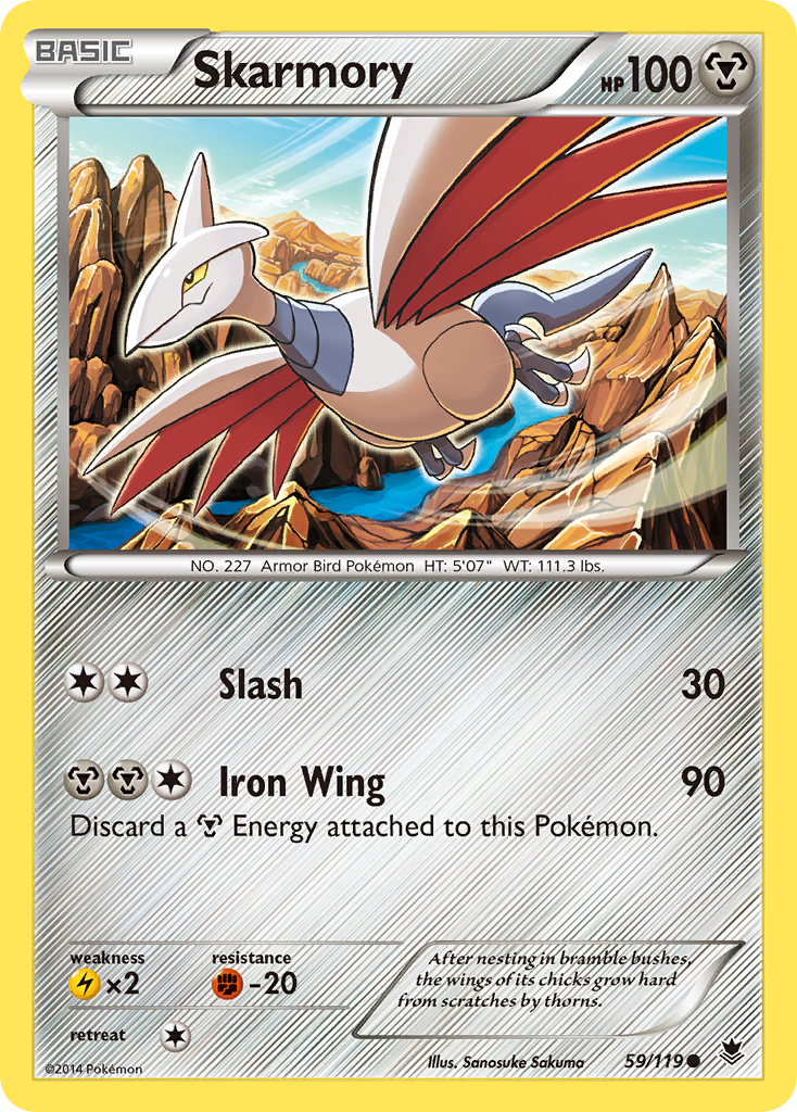 Skarmory (59/119) [XY: Phantom Forces] - The Mythic Store | 24h Order Processing
